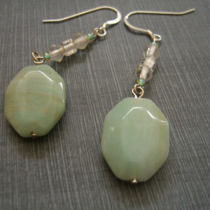 Amazonite Earrings Jewelry Idea