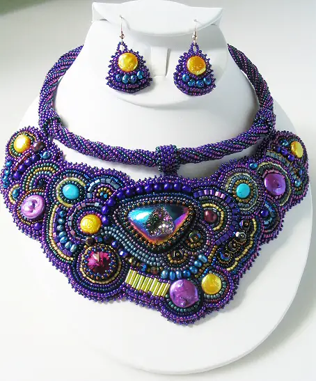 Saby Beaded Embroidery Collar Project