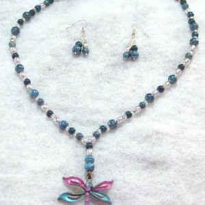Dragonfly Necklace and Earrings Project