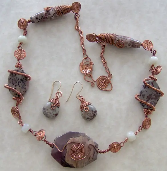 Copper Wire Spiral Necklace Project
