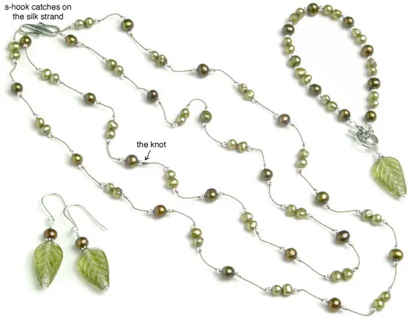 Green Leaf “Tin Cup” Necklace Project