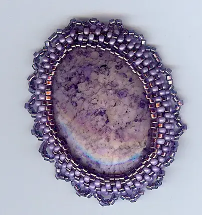 Purple Moonstone Brooch/Pendant Project