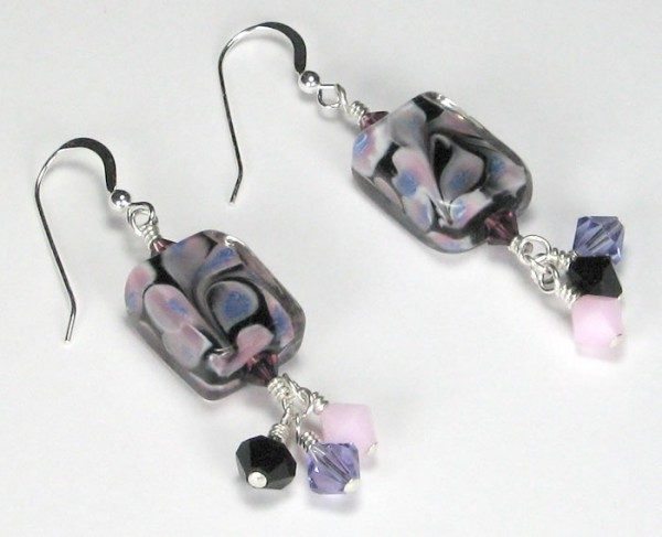 Lampwork And Crystal Dangle Earrings Project