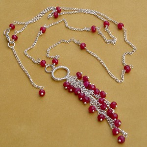 Ruby Wedding Necklace Jewelry Idea