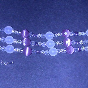 Purple Passion 3 Strand Bracelet Jewelry Idea