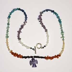 Angel Chakra Healing Necklace Jewelry Idea