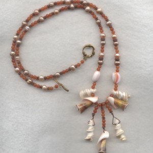Autumn Shells Necklace Jewelry Idea