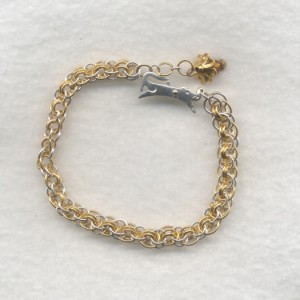 Little Dog Chainmail Bracelet Jewelry Idea