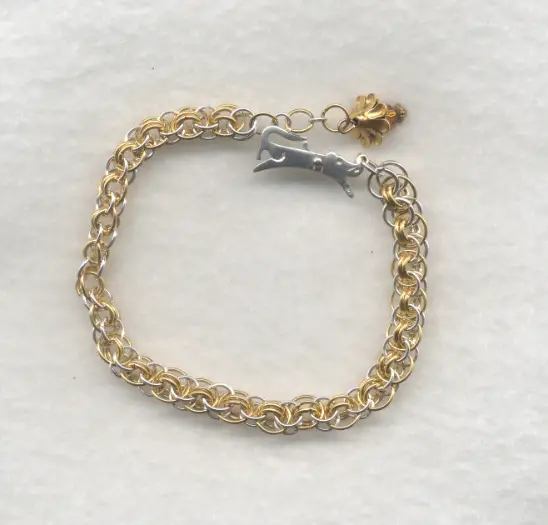 Little Dog Chainmail Bracelet Project