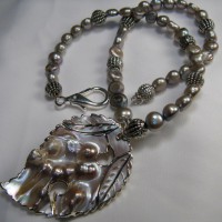 Sterling Silver Mabe Pearl Necklace Project