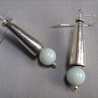 Amazonite Sterling Cone Earrings Project