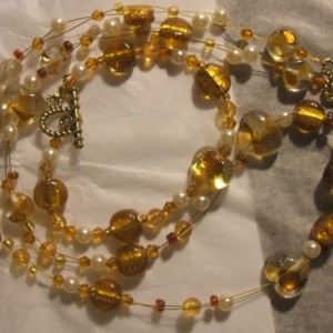 Heart Of Gold Necklace and Bracelet Jewelry Idea
