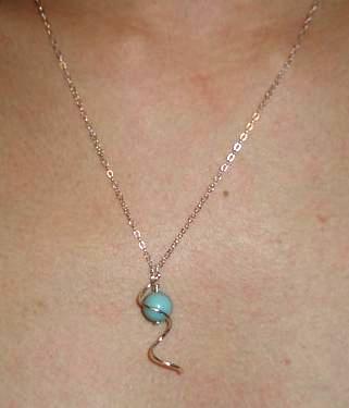 Amazonite And Spiral Necklace Project