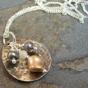 Pearl & Sterling Treasure Necklace Jewelry Idea
