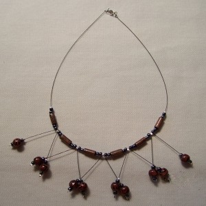 African Halter Necklace Jewelry Idea