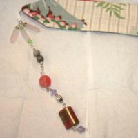 Beaded Fabric Bookmark Project