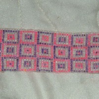 Pink Block Loomed Bead Bracelet Project