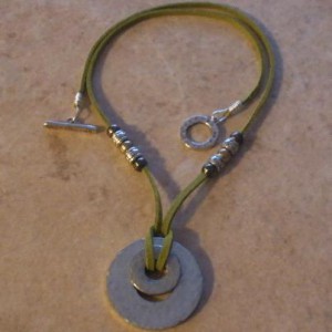Washer Necklace Jewelry Idea