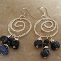 Sodalite Swirl Earrings Project