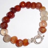 Faceted Fire Agate Bracelet Project