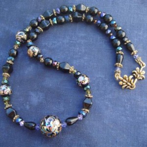 Black Oil Necklace Jewelry Idea