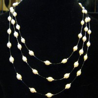 Classic Pearl Illusion Necklace Project