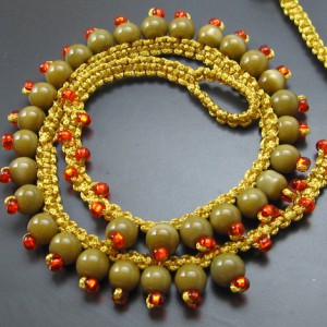 Macrame Necklace Jewelry Idea