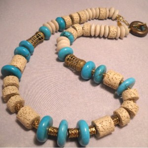 Blue Rain Necklace Jewelry Idea