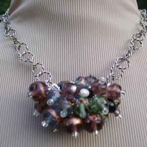 Fall Cluster Statement Necklace Jewelry Idea