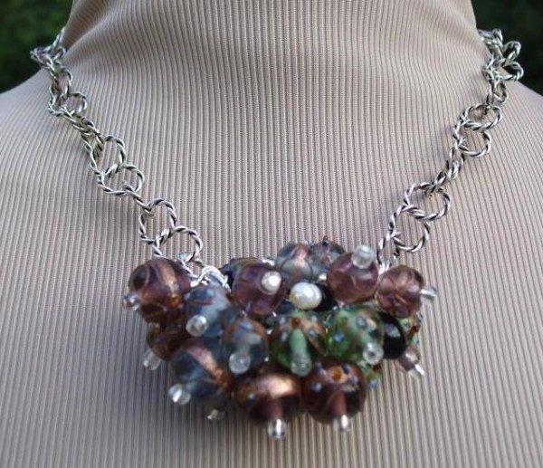 Fall Cluster Statement Necklace Project
