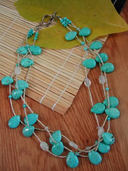 Turquoise Mist Necklace Project