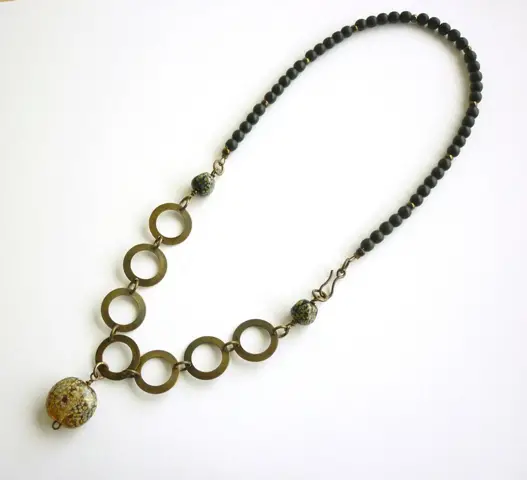 Brass Circles Necklace Project