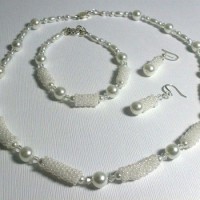Glass Pearl Bridal Jewelry Set Project