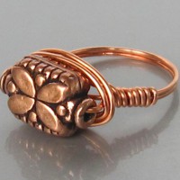 Copper Bead Ring Project