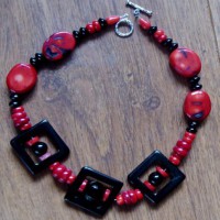 Black And Red Sixties Choker Project
