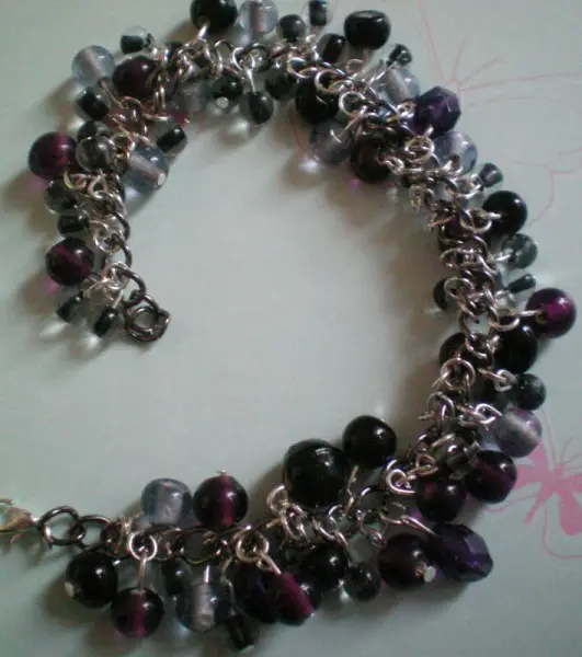 Purple Clusters Bracelets Project