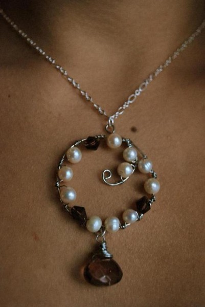 Swirl Pearls Pendant Project
