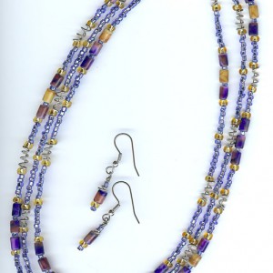 Blue and Gold Necklace Project Idea Blue and Gold Necklace Project Idea