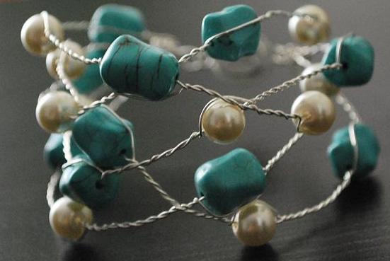 Twisted Wire Turquoise Bracelet Project