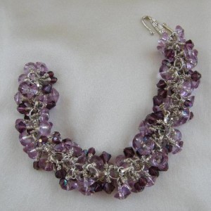 Lilac And Purple Bracelet Project
