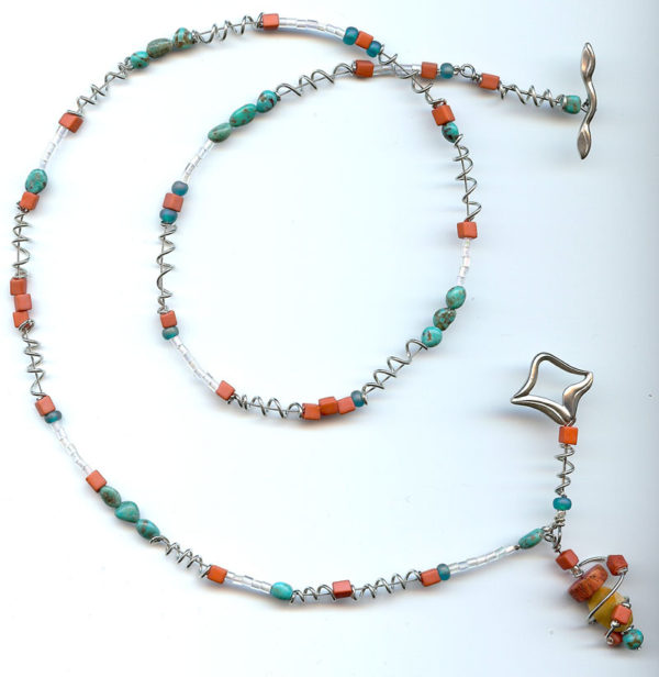 Terra Cotta & Turquoise Necklace Project