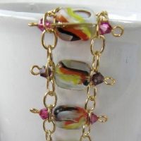 Multi-coloured Tile Bracelet Project