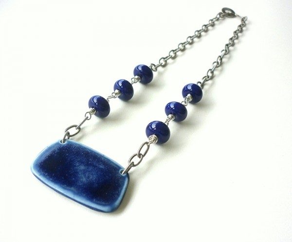 Denim Blues Necklace Project