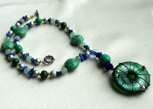Oceans Of Malachite And Aventurine Necklace Project