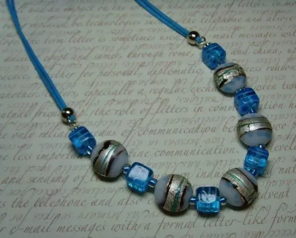 Cool Blues Necklace Project