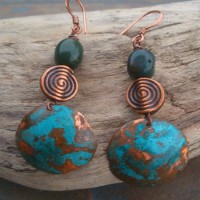 Copper Patina Earrings Project
