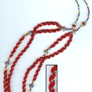 Double-strand DNA Necklace Jewelry Idea