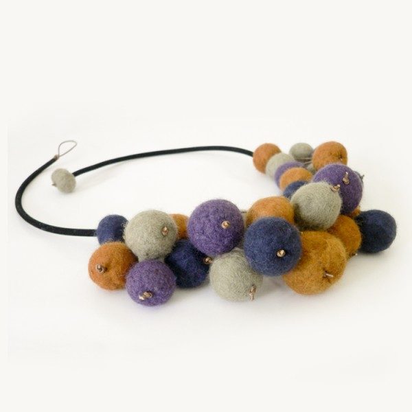 Felted Grape Necklace Project