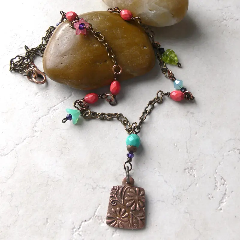 Hippy Chick Necklace - Jewelry Making & Beading Ideas | Beadage