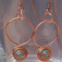 Copper And Turquoise Earrings Project